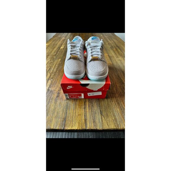 nike dunk barber shop grey